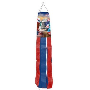 Briarwood Lane Summer 4th of July Beachfront Fireworks Fourth of July Windsock Wind Twister 40x6 - 1 of 2