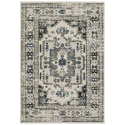 Oriental Weavers Torrey 5561H Light Grey/ Grey Indoor/Outdoor Area Rug - 1'10" x 7'3"