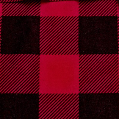 buffalo plaid - red/black