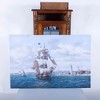 Old Modern Handicrafts Whaler 'Lexington' Leaving Nantucket Canvas Print – Russ Kramer 19th-Century Maritime Art 35x23 in - 3 of 4