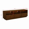 Bella Depot 63" Mid-Century Modern TV Stand for TVs up to 75", Media Console for Living Room - 3 of 4