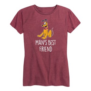 Women's - Disney - Man's Best Friend Short Sleeve Graphic T-Shirt - 1 of 4