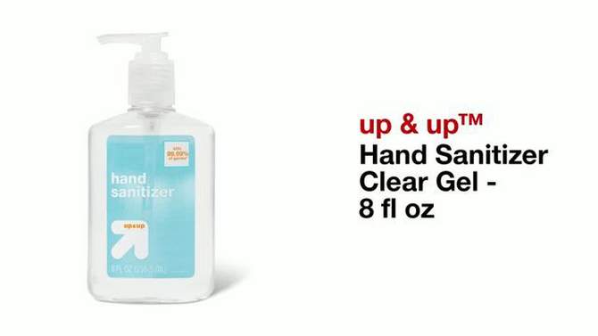 Hand Sanitizer Clear Gel - 8 fl oz - up &#38; up&#8482;, 2 of 8, play video