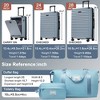 5 PCS Expandable Luggage Set, Hardside Spinner Suitcase with USB Port, Cup Holder, Duffel Bag, Tolietry Bag and TSA Lock - ModernLuxe - 2 of 4