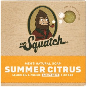 DR. SQUATCH Men's All Natural Bar Soap - Summer Citrus - 5oz - 1 of 4