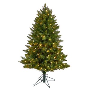 Nearly Natural 4’ Vermont Spruce Prelit LED Multifunction Light Artificial Christmas Tree - 1 of 1