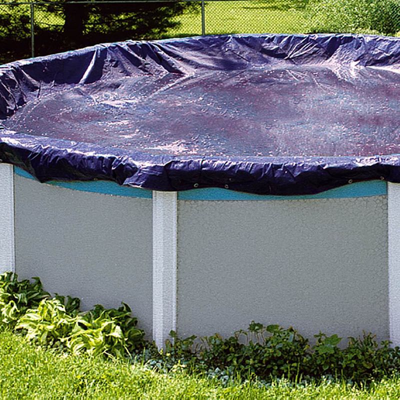 Swimline PCO818 15 Foot Round Above Ground Winter Swimming Pool Cover, Blue, 2 of 6