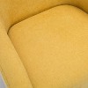 NicBex Faux Leather Accent Chair,Upholstered Living Room Chairs with Curved Backrest and Wood Base,Modern Armchair,Club Chairs for Living Room - 4 of 4