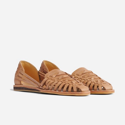 Nisolo Women's Huarache Sandal Almond, Size 8 : Target