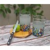 Dos Sueños Mexican Hand Blown Drinking Glasses - Confetti Carmen Design - 14oz - Set of 2 - 2 of 4