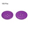 Unique Bargains Resin DIY Craft Flat 4-Hole Sewing Buttons 100 Pcs - 3 of 4
