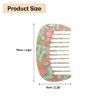 Unique Bargains Anti-Static Pocket Size Wide Tooth for Thick Curly Hair Detangling Comb 1 Pc - 4 of 4