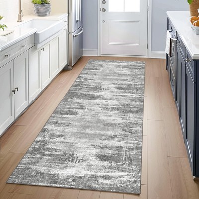 ABYNOW Area Rug – Machine Washable Soft Modern Abstract Carpet Non-Slip Floor Rug