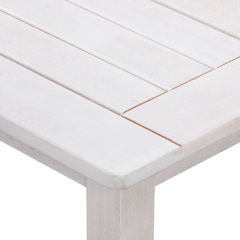 Outdoor Square Bar Height Table - Whitewash - CorLiving, 5 of 9