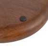 Kate and Laurel Plumt Nesting Wood Bowl Set, 2 Piece, Walnut Brown - 3 of 4