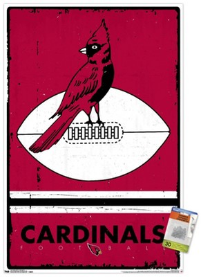 NFL Arizona Cardinals - S. Preston Mascot Big Red 20 Wall Poster, 22.375 x  34