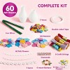 Joyfy Button Flower Felt Kit for Kids, DIY Art and Crafts with 2 Vases, Creative Toys Family Activity, Christmas Birthday Gift for Girls Age 6+ - 2 of 4