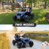 24V 2-Seater Kids Ride-On UTV Truck with Remote Control, 4WD Electric Truck Toy Car with Music, LED Lights,Battery Powered Toy for Boys & Girls - 3 of 4