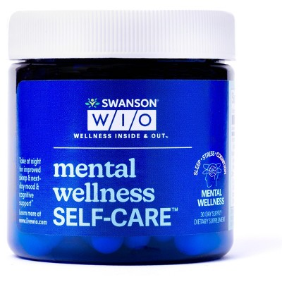 Swanson W/I/O mental wellness SELF-CARE - 30 count.