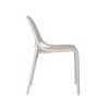 Jamesdar Set of 4 Shay Dining Chairs Cement: Modern, Molded Polypropylene, Stackable, Indoor/Outdoor Use - 4 of 4