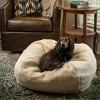 Carolina Pet Company Faux Shearling Puff Ball Dog Bed - Natural - 4 of 4