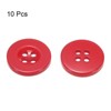 Unique Bargains Resin Craft DIY Round Flat 4-Hole Replacement Sewing Buttons 10 Pcs - 3 of 4