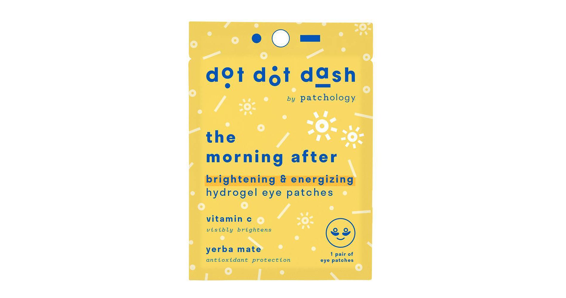 Dot Dot Dash The Morning After Brightening & Energizing Hydrogel Eye Patches - 0.45oz