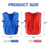 Unique Bargains Adullt's Team Athlete Sports Soccer Football Training Scrimmage Vest - 2 of 4