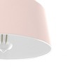 Hunter Fans 11.5" Cranbrook Ceiling Light Blush Pink Finish - Vintage Mid-Century Modern Flush Mount for Low Ceilings - 3 of 4