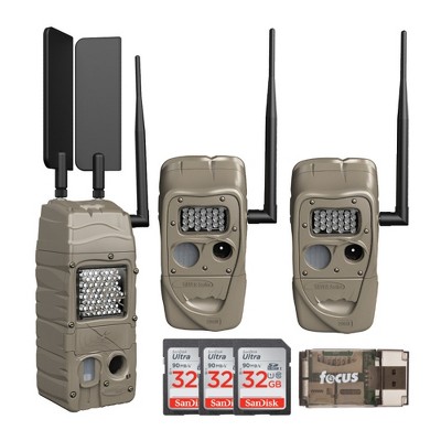 Cuddeback CuddeLink PowerHouse IR Cell Trail Camera (AT&T Model), Basic Bundle