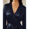 Mommesilk Silk Robe With Bell Sleeves - image 3 of 4