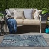 Nourison Garden Oasis Tropical Leaf Outdoor Rug - 2 of 4