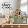 Babylicious Baby Diaper Caddy, Newborn Changing Table Organizer for Wipes and Diapers - 2 of 4