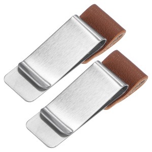 Unique Bargains Stainless Steel Storage Clips for Food Bag Sealing Paper Photo 2 Pcs - 1 of 4