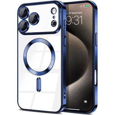 Entronix [Magnetic] Case Compatible with iPhone 17 Pro Max - [Clear Back] Luxury Glossy Cover