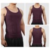 Unique Bargains Men Body Slimming Tummy Shaper Underwear Stretch Shapewear Waist Girdle Shirt Nylon - 4 of 4