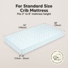 KeaBabies 2pk Soothe Fitted Crib Sheets Neutral, Organic Baby Crib Sheets, Fits Standard Nursery Baby Mattress - 3 of 4
