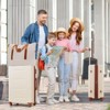 FonTOI 20inch&28inch Luggage Set with Bags, Expandable Luggages with Spinner Wheels, Khaki&Brown, 12.2"*26.4"*18" - 2 of 4