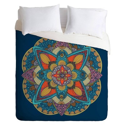 Stephanie Corfee Frolic Duvet Queen Blue - Deny Designs