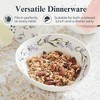 Portmeirion Sophie Conran Lavandula Cereal Bowl, White Porcelain Bowls for Soup, Rice, Salad, and Ramen, Microwave and Dishwasher Safe (7.5-in) - 3 of 4