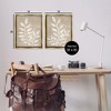 Stupell Industries Boho Botanical Leaf Silhouette 2pc Floating Frame Art Set - 3 of 4