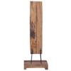 vidaXL Wine Rack for 6 Bottles 13.8 in.x13.8 in.x39.4 in. Solid Teak Wood - 4 of 4