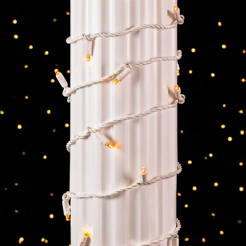 Novelty Lights 50 Light LED Christmas Mini Light Set (White Wire, 11 feet), 4 of 6