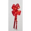 Everstar 24" UL Glittering Fabric Bow Sculpture Red, Red - 2 of 4