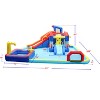 VYNXARIA 10in1 Inflatable slide water park bouncing house garden with splash pool£¬ water gun£¬basketball£¬climbing wall£¬dual pools£¬soccer - 3 of 4