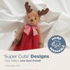Bearington Baby Lil' Reindeer Snuggler, 15 Inch Christmas Plush Stuffed Animal Security Blanket Lovey for Babies - 3 of 4