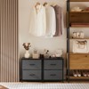 CAVINAS  2-Drawer Dresser with Metal Frame and Wood Top,Modern Chest of Drawers for Bedroom,Entryway,1 Piece - 4 of 4