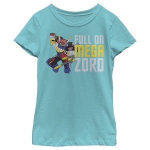 Girl's Power Rangers Full On Megazord T-Shirt - 1 of 3