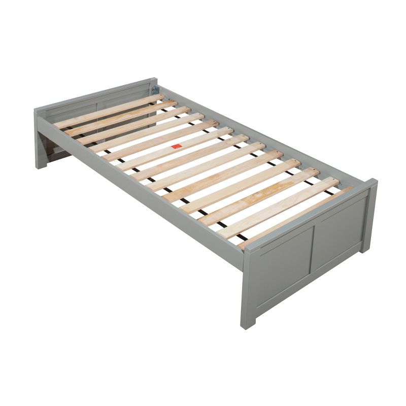 Twin Pulse Platform Kids&#39; Bed with Trundle Gray - Hillsdale Furniture, 5 of 6