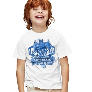 Boys' Short Sleeve Transformers One I Am Optimus Prime Kids T-Shirt - 1 of 4